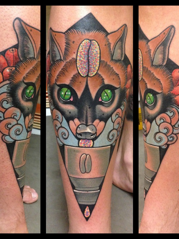 Fox by BPanas @ Caffeine Tattoo Warsaw 